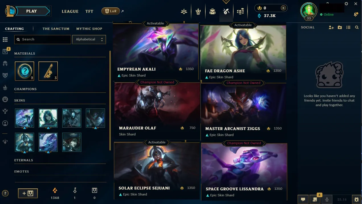 EUW 🌎 GOLD III 🏆 63% WR 🔥 37,000+ BE 🔷 30 CHAMP 🎯 Lifetime Ownership 🛡️ Instant Delivery⚡